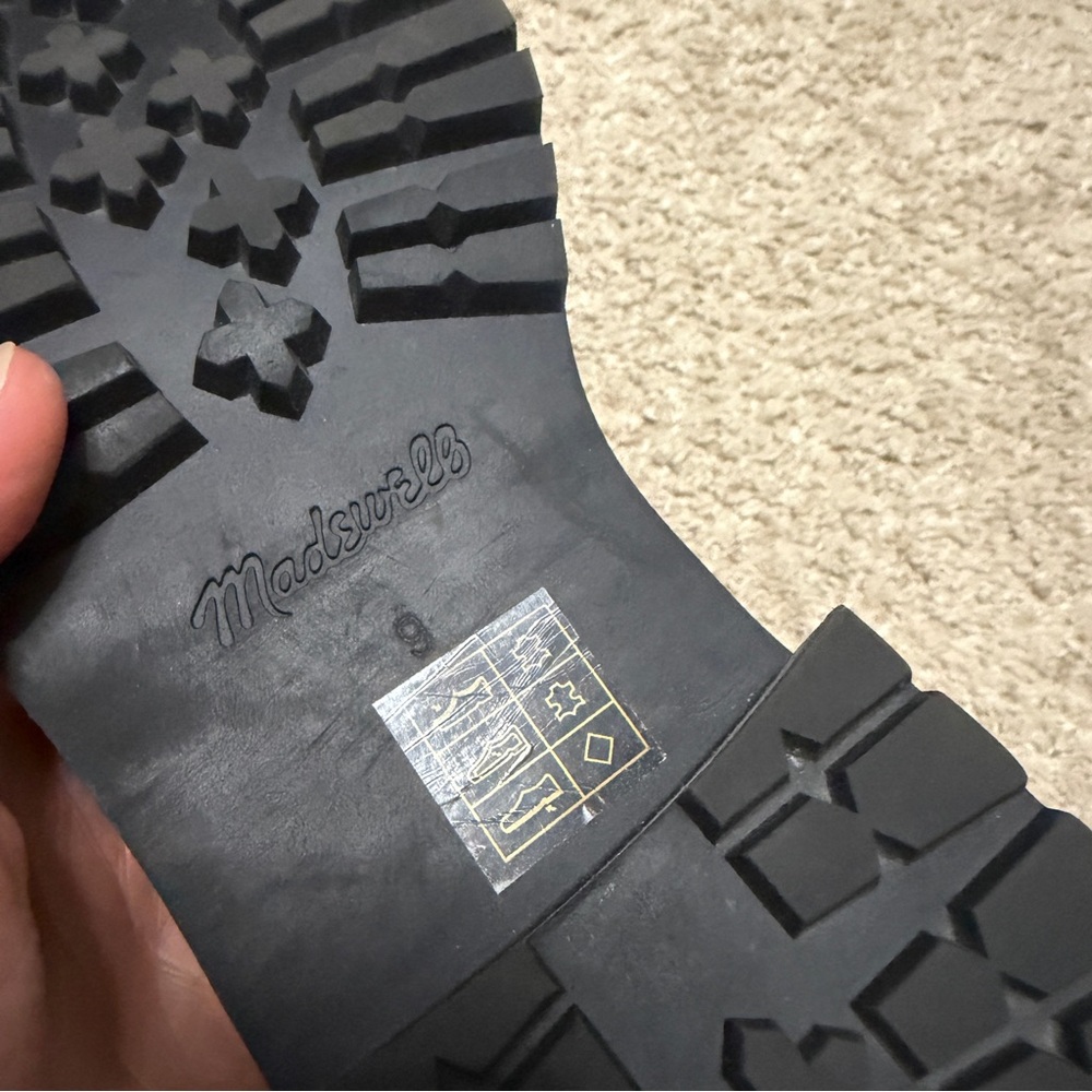 Madewell The Bradley Lugsole Loafer Black 9 - Picture 8 of 8